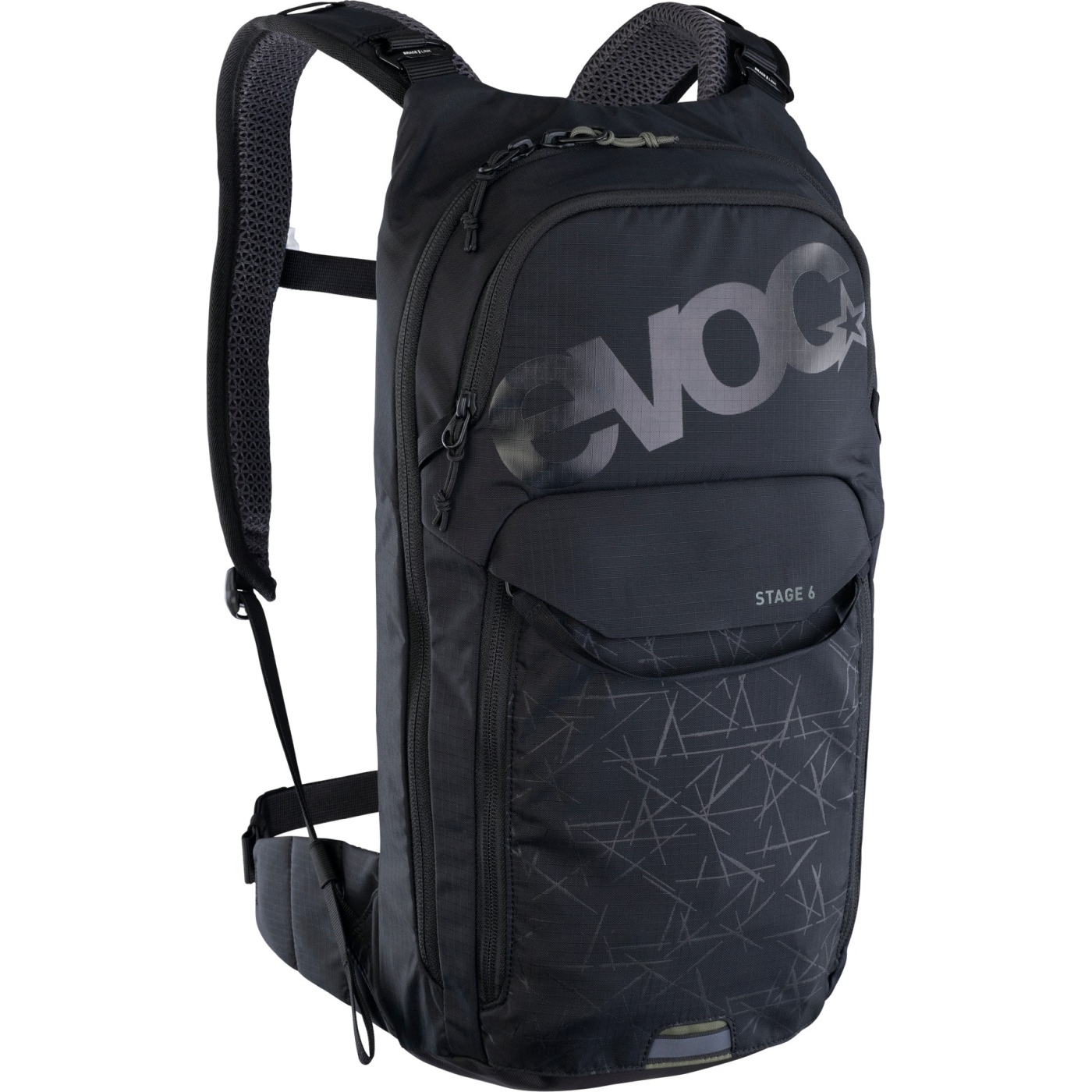 Picture of EVOC Stage Backpack 6 L + Hydration Bladder 2 L - Black