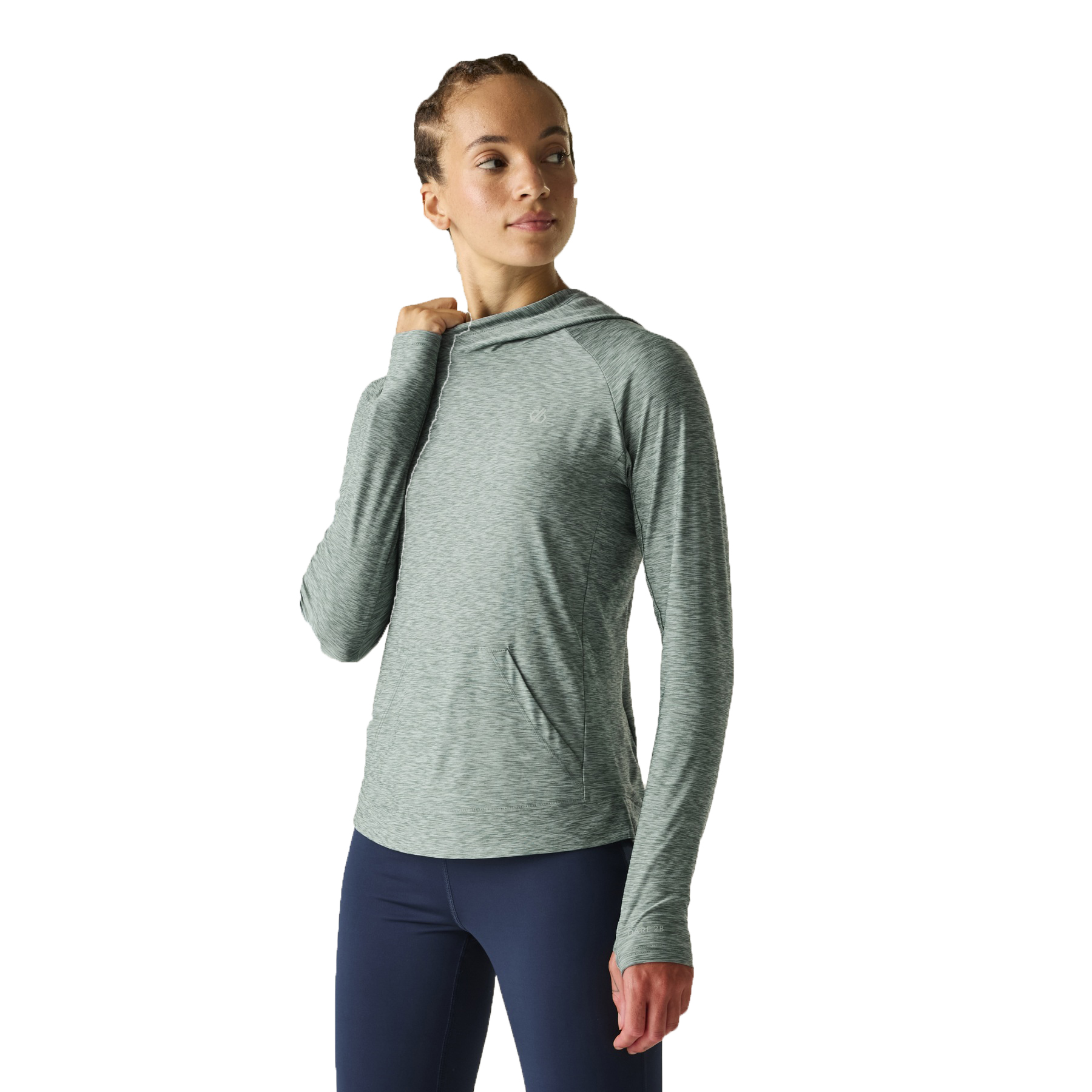 Pull à Capuche Vert Dare 2b Femme – Taille 16 – Décontracté – Longues Manches