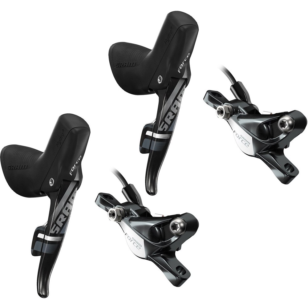 Image of SRAM Force 22 DoubleTap Brake Lever, -Shifter + Hydraulic Disc Brakes - left/right | Set 2x11-speed