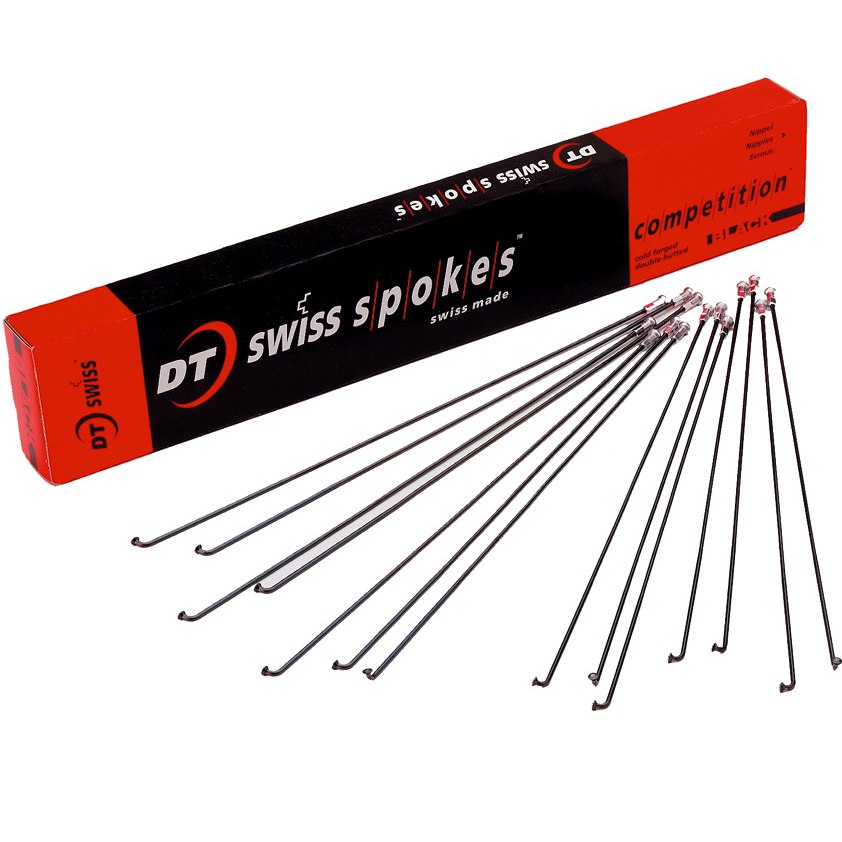 Productfoto van DT Swiss Competition Spaken 2,0/1,8/2,0 - zwart - 1 Stuk
