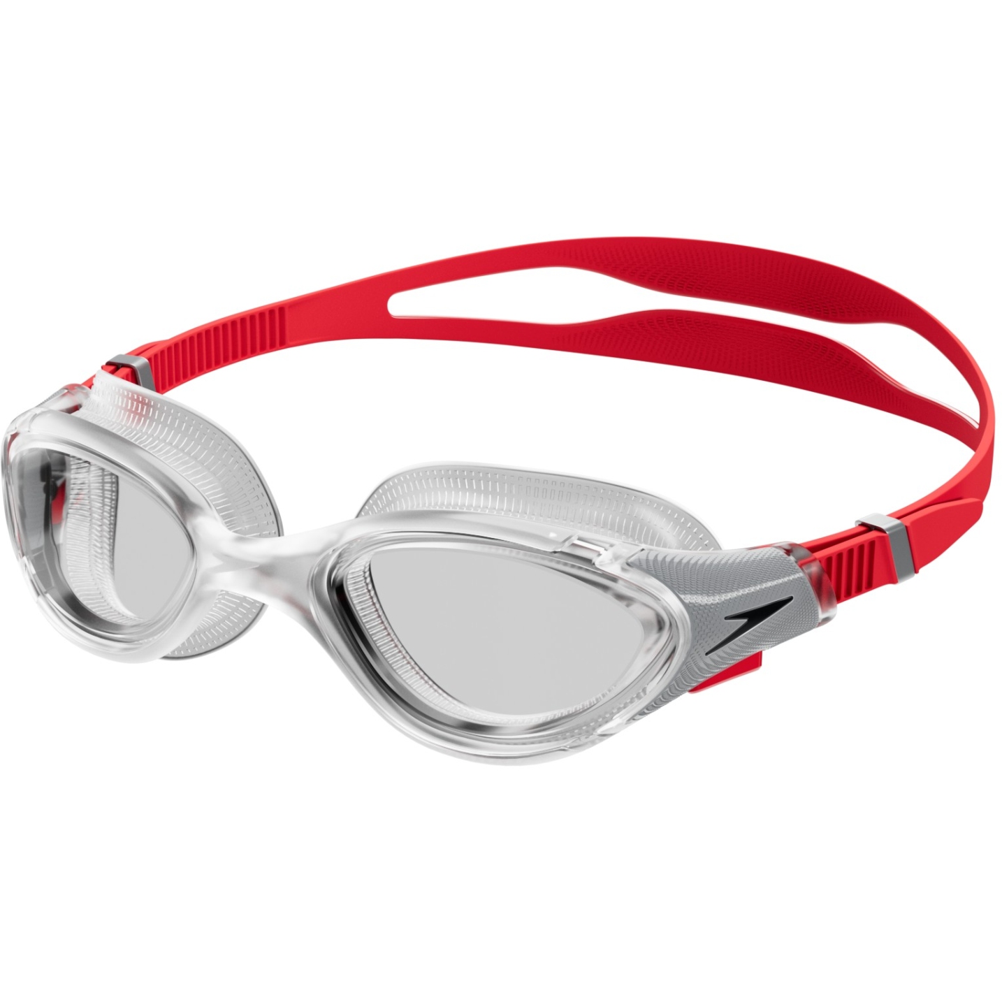 Produktbild von Speedo Futura Biofuse Flexiseal Schwimmbrille - fed red/silver/clear