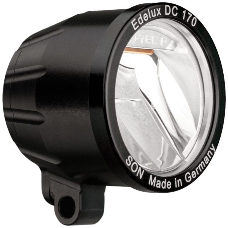 Picture of SON Edelux DC 170 E-Bike Front Light - 5-15V - without Switch - black