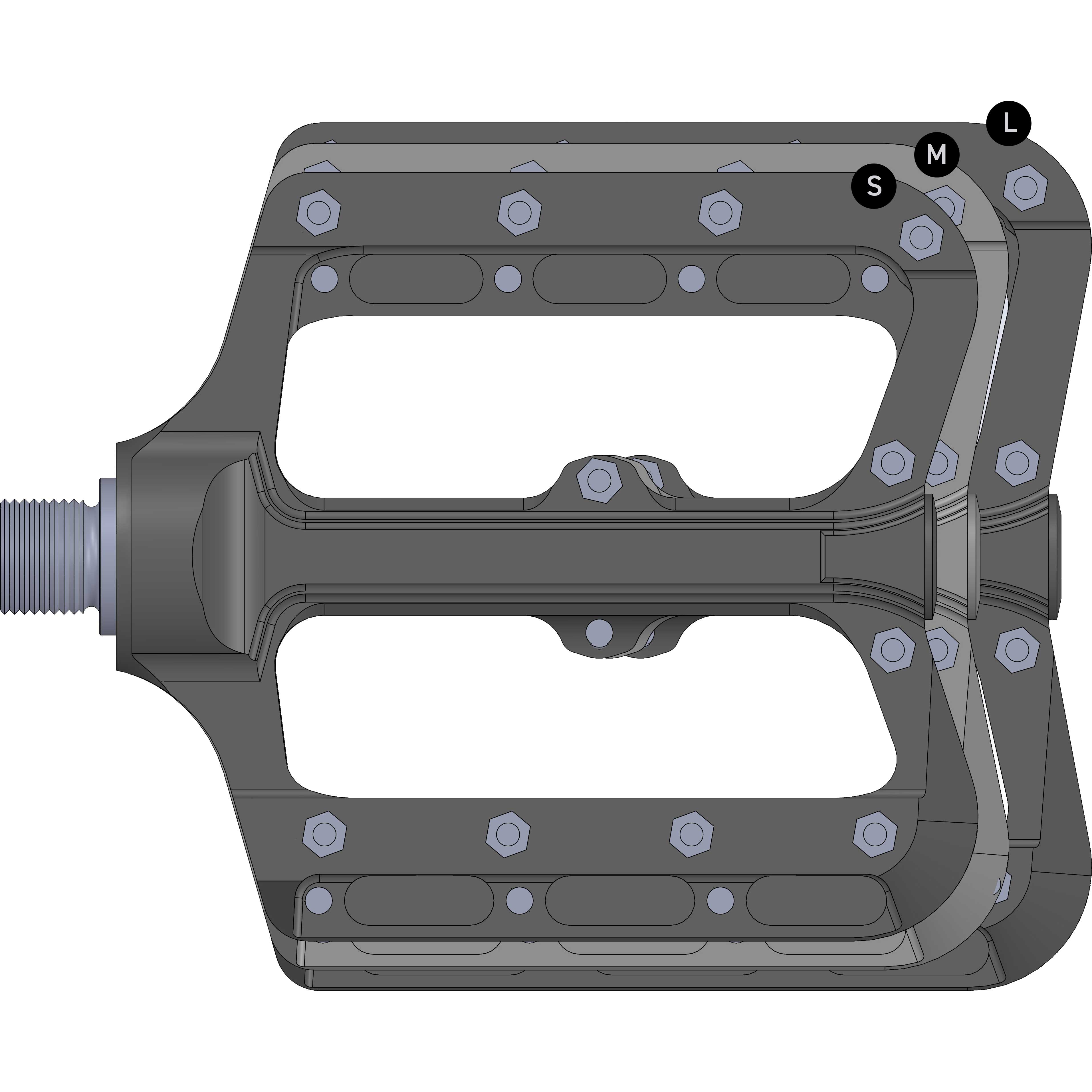 Syntace NumberNine² Titanium Pedal - black | BIKE24