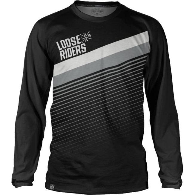 Productfoto van Loose Riders Basic Shirt met Lange Mouwen Heren - Slant Black