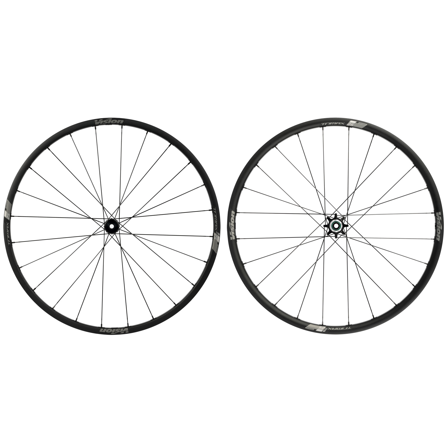 Picture of Vision Trimax 25 Disc Wheelset - 28&quot; | Clincher | Centerlock - 12/100mm | 12x142mm - Shimano HG