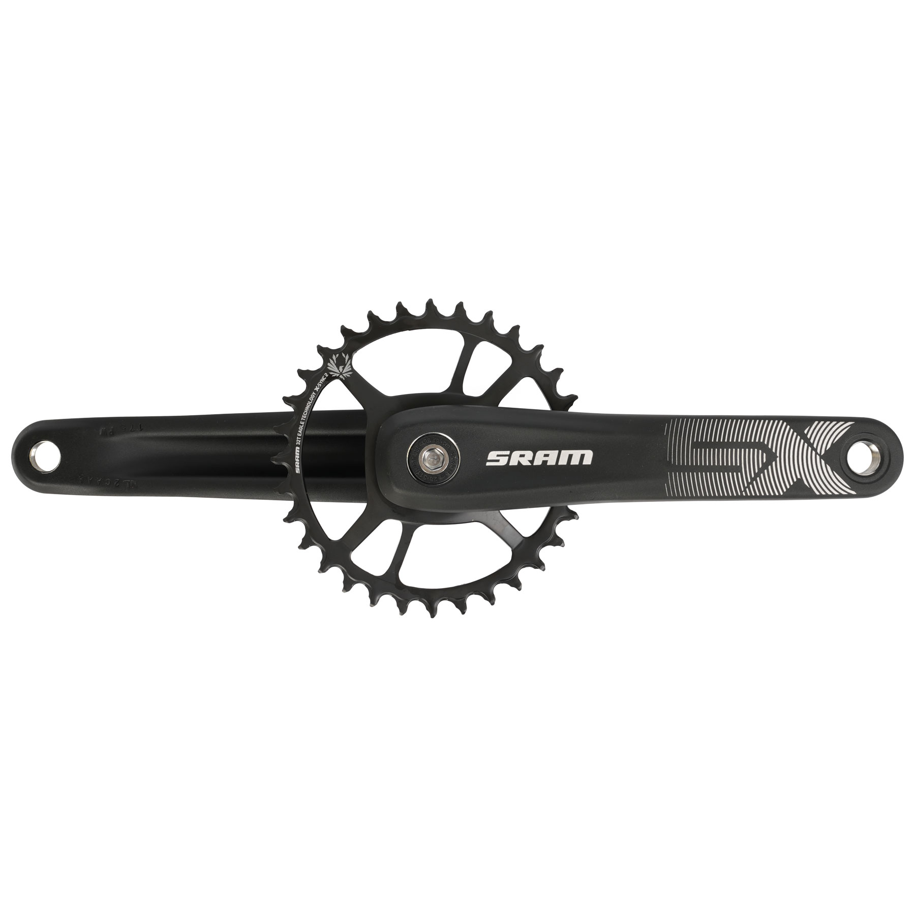 Productfoto van SRAM SX Eagle X-SYNC Crankset - Direct Mount 32 Teeth 11/12-speed - Standard - Power Spline - black