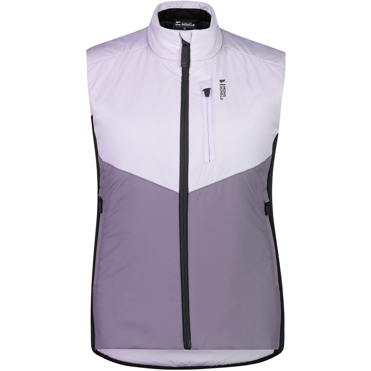Picture of Mons Royale Arete Wool Insulation Vest Women - thistle cloud