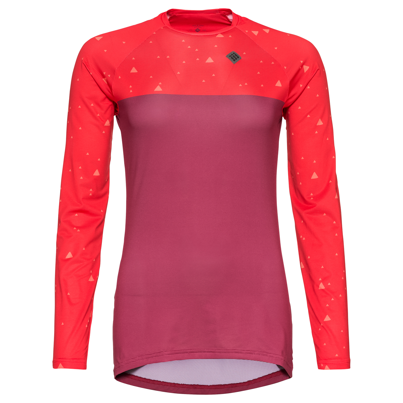 Picture of triple2 Swet Nul Recycled Polyester Longsleeve Jersey Women - Beet Red