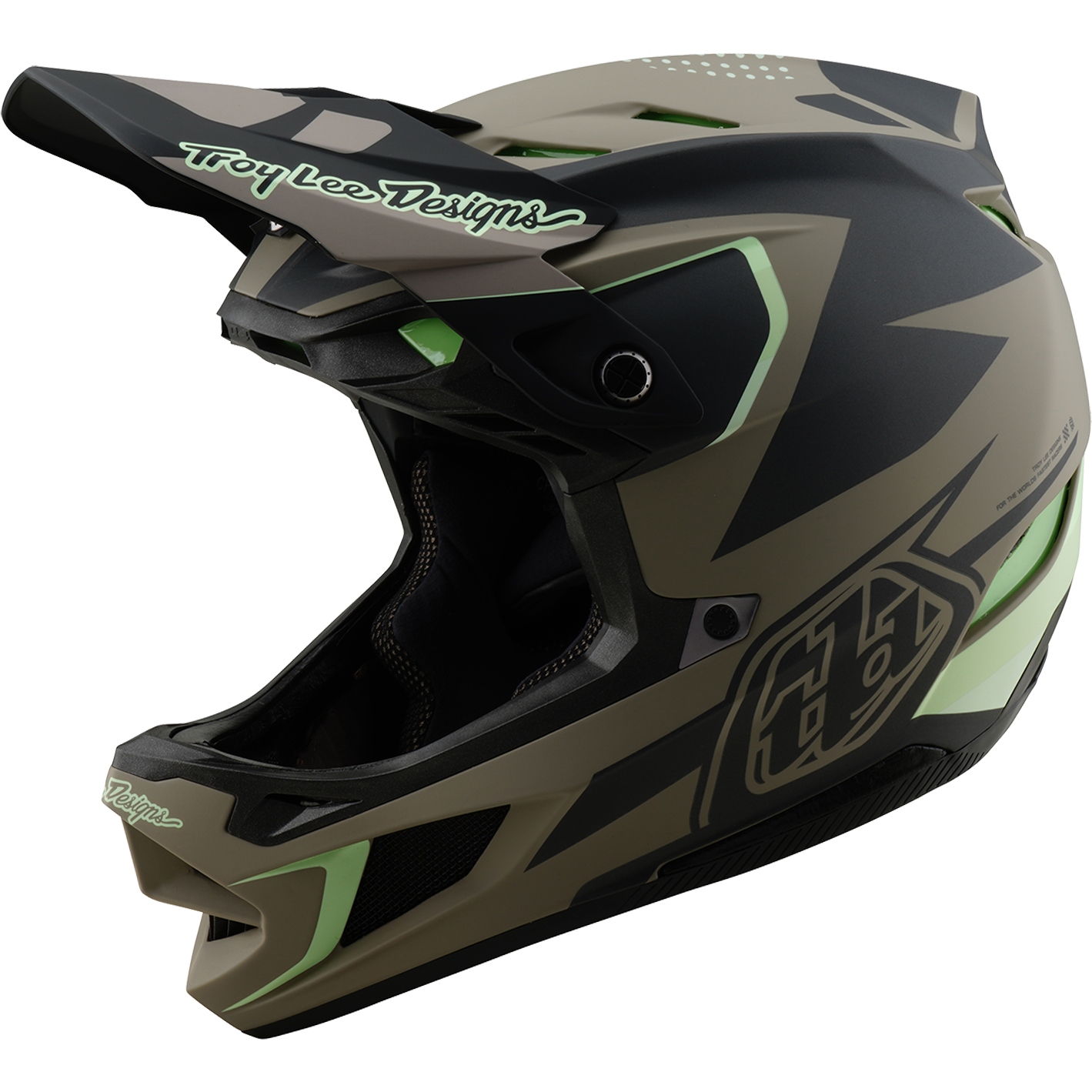 Photo produit de Troy Lee Designs Casque - D4 Composite MIPS - Optic Timber