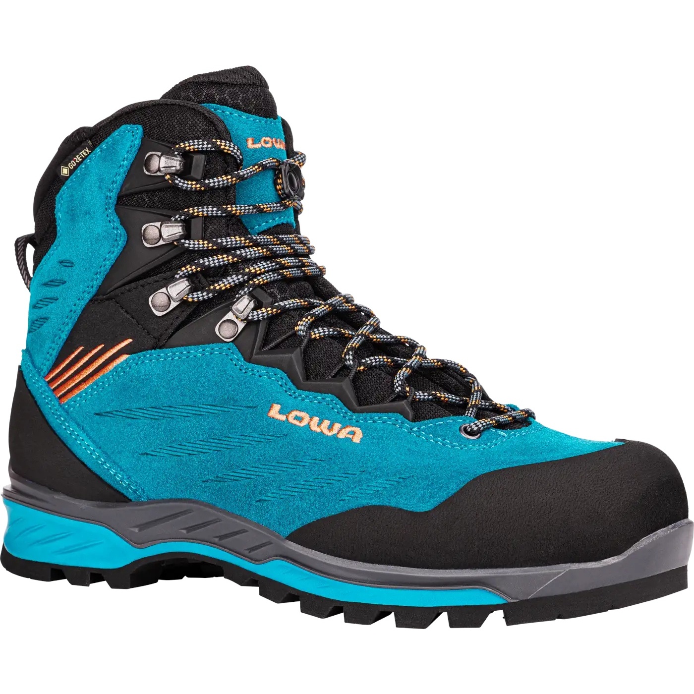 schroef Klagen Belofte LOWA Cadin II GTX Mid Women's Mountaineering Boots - turquoise/mandarin