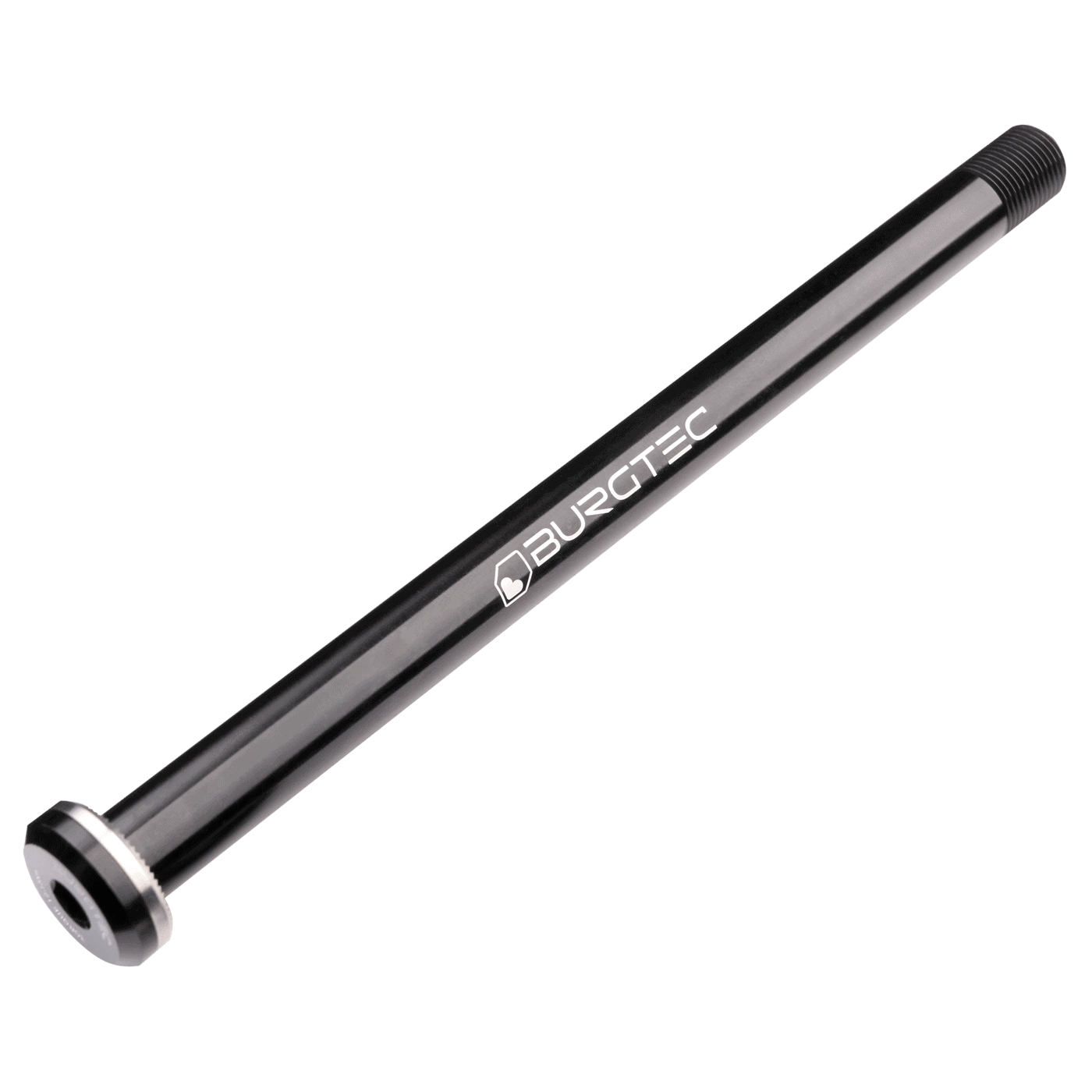 Picture of Burgtec Thru Axle - 12x148mm Boost - for Santa Cruz Rear Dropouts / 173.7mm - Burgtec Black