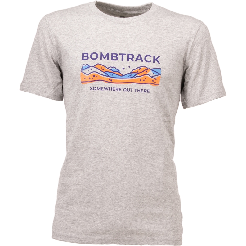 Picture of Bombtrack WANDERLUST T-Shirt - heather grey - black print