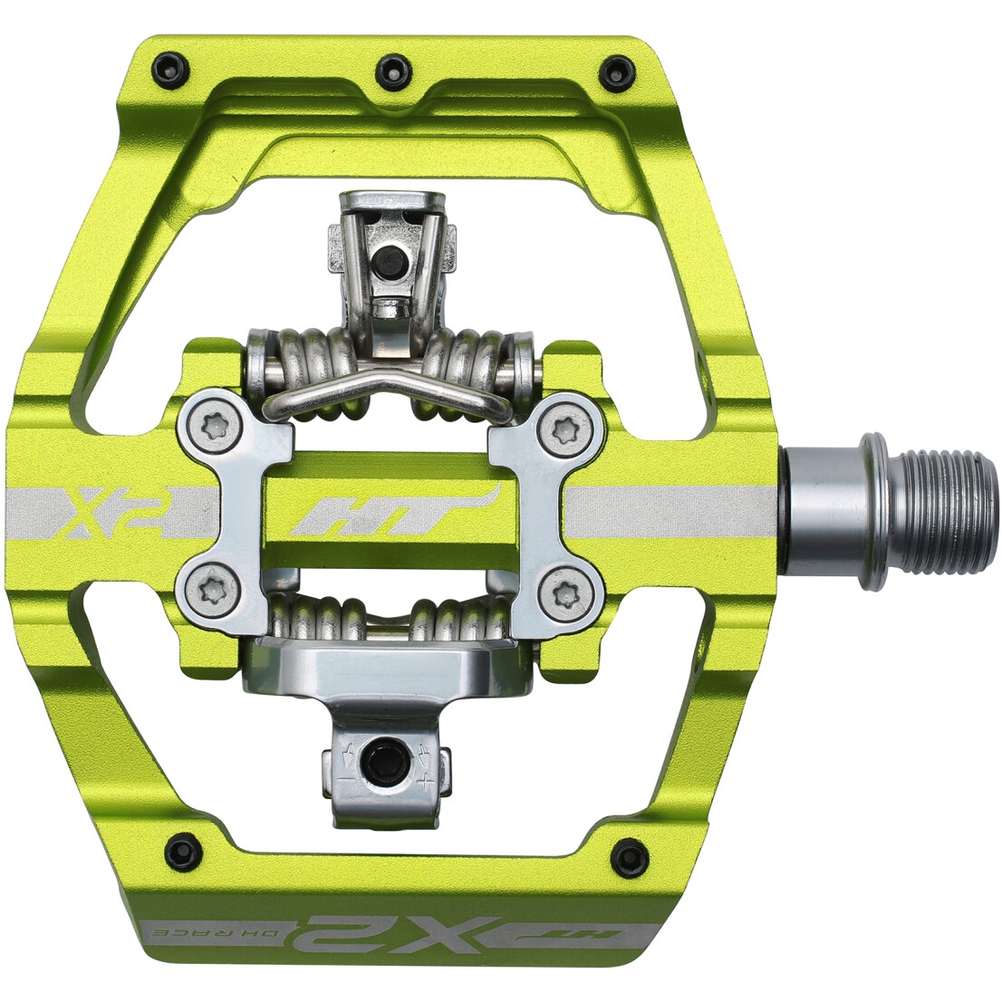 Picture of HT X2 Clipless Pedal Aluminium - apple green