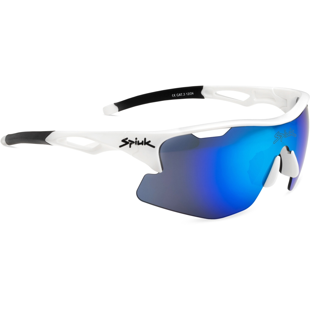 Photo produit de Spiuk Lunettes - Jifter 3 Mirror - Blanc | Mirror Blue