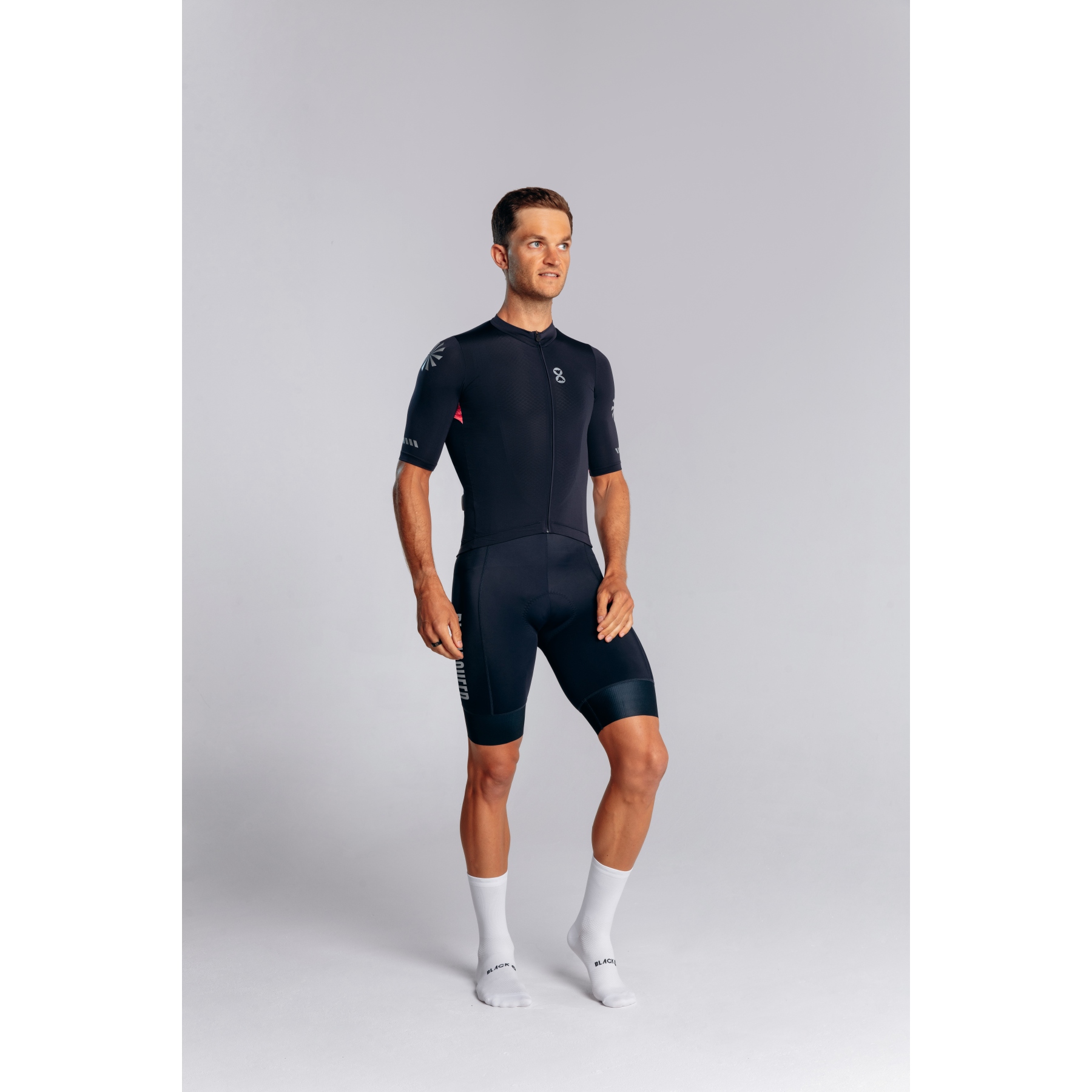 Black Sheep Cycling Essentials TEAM Kurzarmtrikot Herren Midnight Navy Reflect