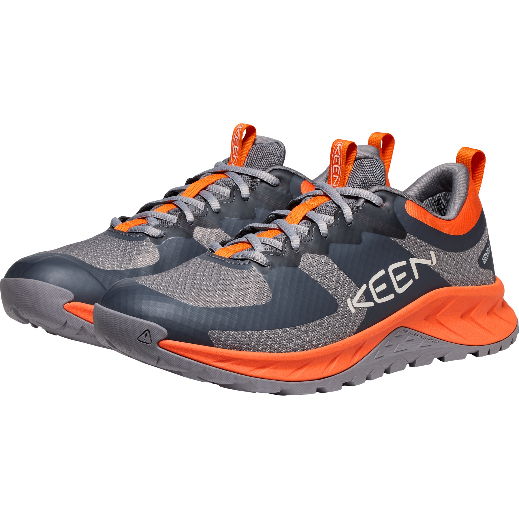 Picture of KEEN Versacore Waterproof Shoes Men - Steel Grey/Scarlet Ibis