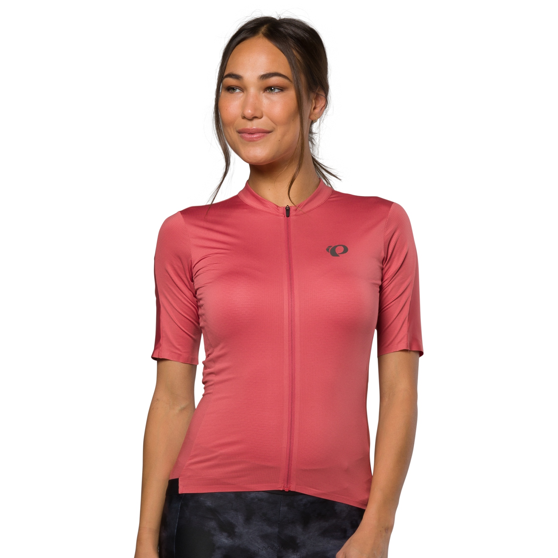 Женский свитер с короткими рукавами PEARL iZUMi Pro 11222407 - розовое дерево - AA9