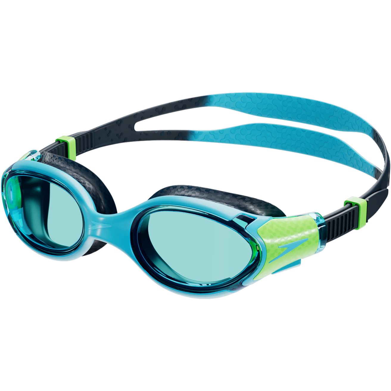 Picture of Speedo Biofuse 2.0 Junior Hypersonic Blue/True Navy/Lumo Green/Blue Swimming Goggle
