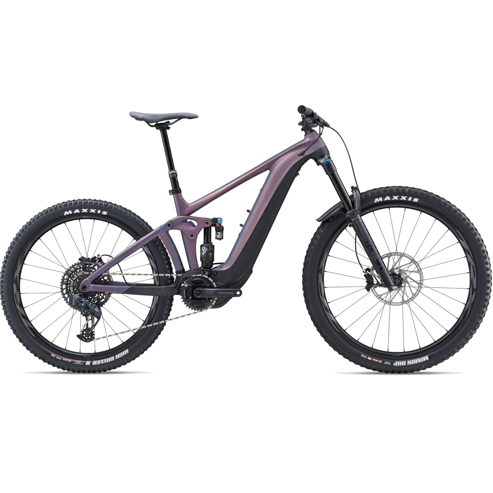 Giant Reign E 1 V1 Electric Mountain Bike 2024 Mirage Black Satin Matt