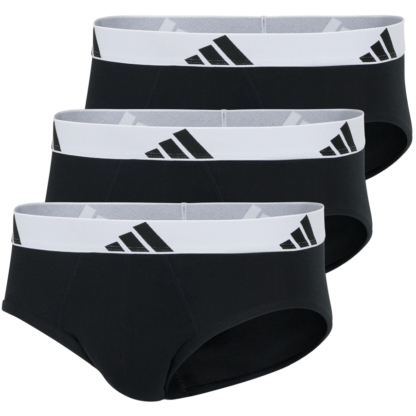 Produktbild von adidas Sports Underwear Active Flex Cotton Unterhose Herren - 3er Pack - 006 black - 2025