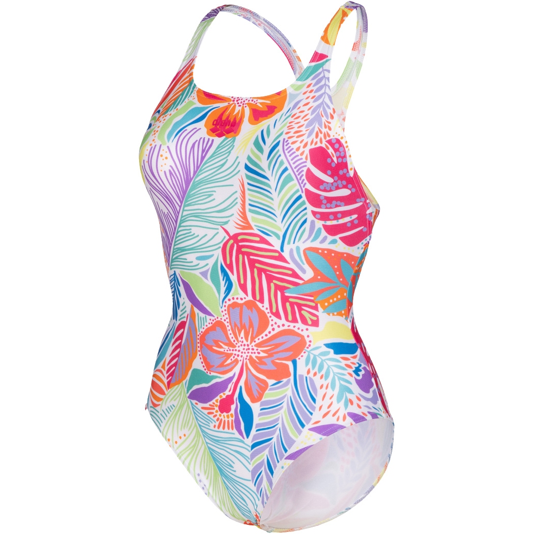 Produktbild von arena Allover Swim Pro Back Damen Badeanzug - Weiß Multi