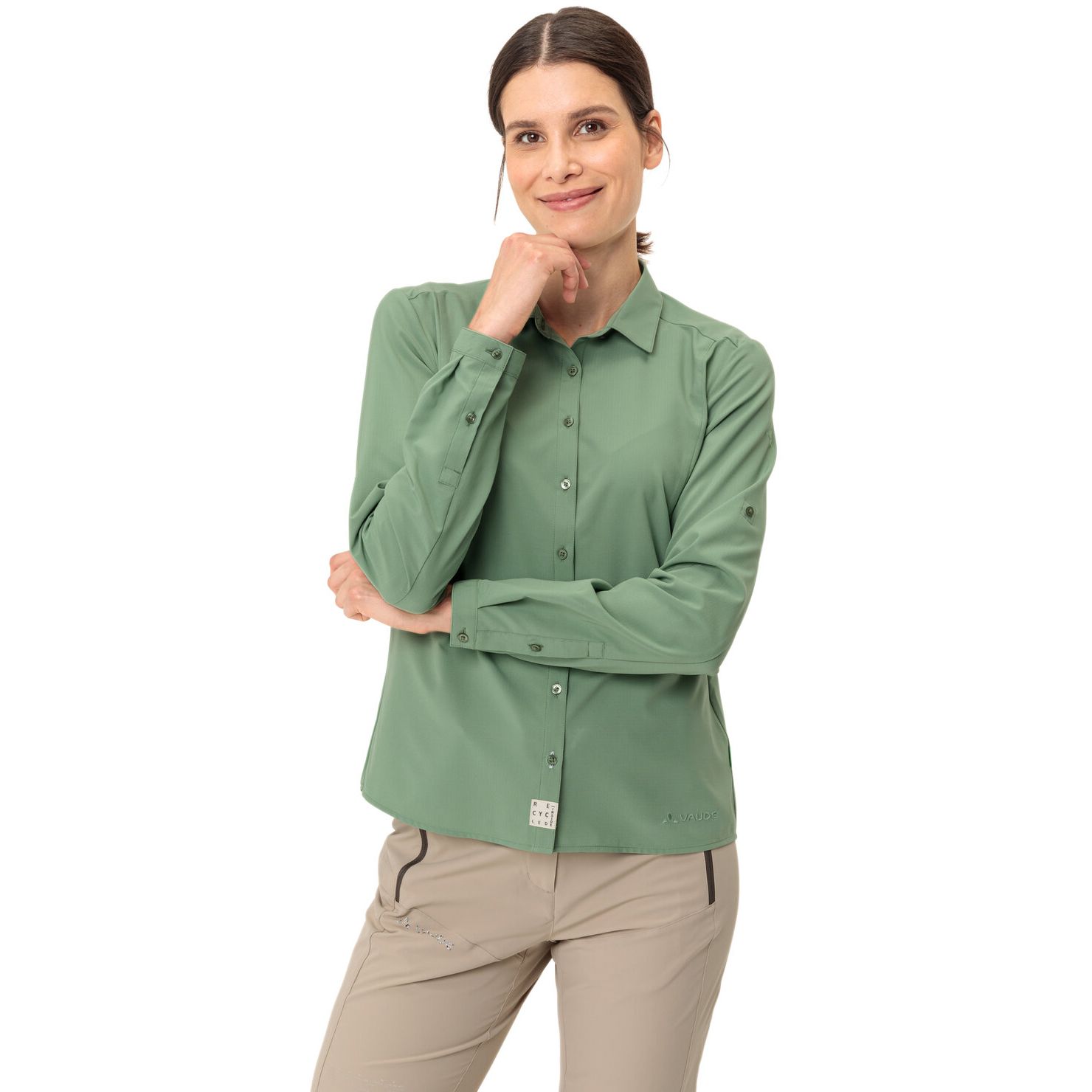 Produktbild von Vaude Rosemoor IV Langarmshirt Damen - willow green