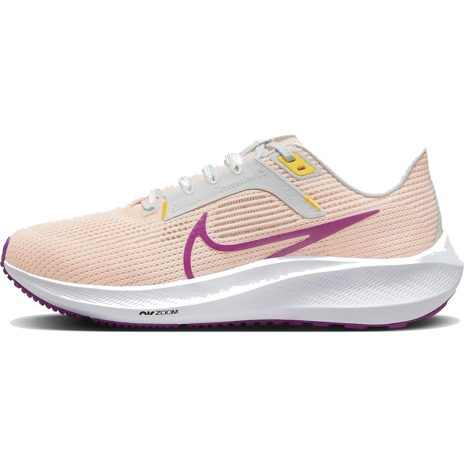 Produktbild von Nike Air Zoom Pegasus 40 Straßenlaufschuhe Damen - guava ice/amber brown/photon dust/vivid purple DV3854-800