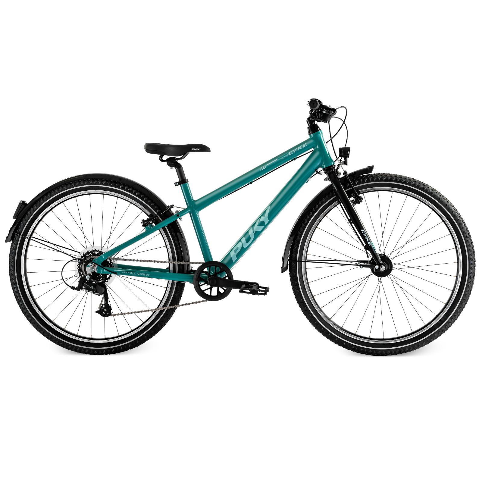 Picture of Puky CYKE 26-8 ACTIVE Children&#039;s Bike - 26&quot; | 8 Gears - turquoise/black