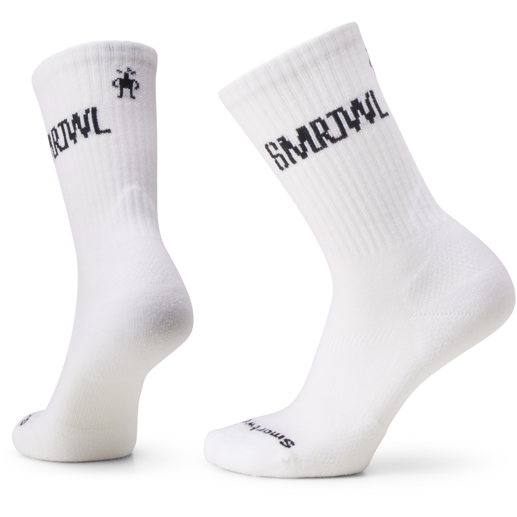Picture of SmartWool Athletic Logo Crew Socks - 122 white