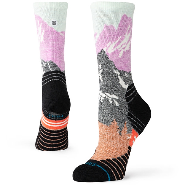 Produktbild von Stance Out Of Range Mid Wool Crew Socken Damen - berry