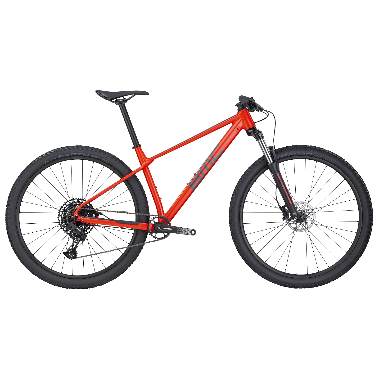 Image of BMC TWOSTROKE AL FOUR - 29" Mountainbike - 2023 - neon red / grey