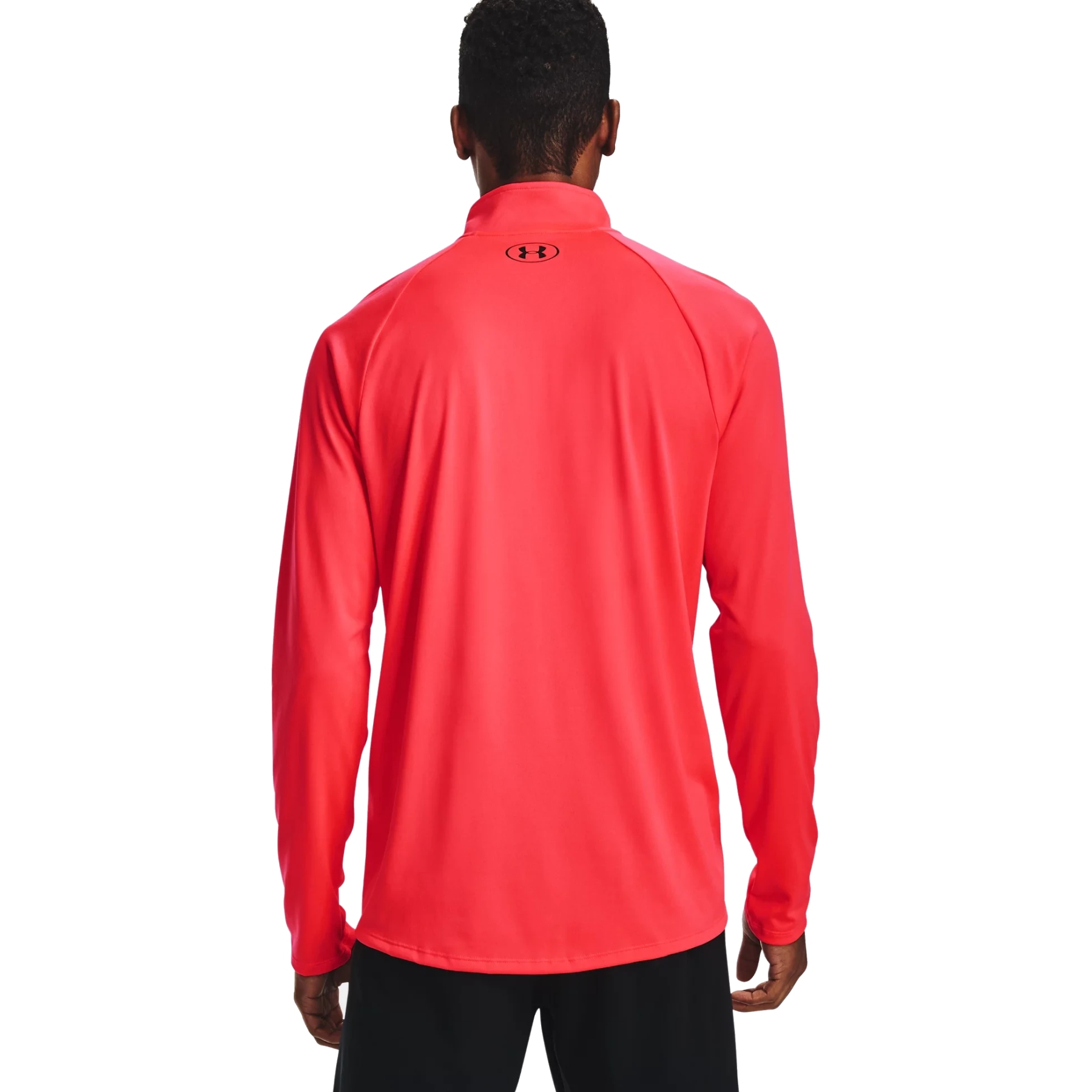 UA BIKE24 Long | 1/2 Beta/Black - Men Sleeve Armour Shirt Tech™ Under Zip
