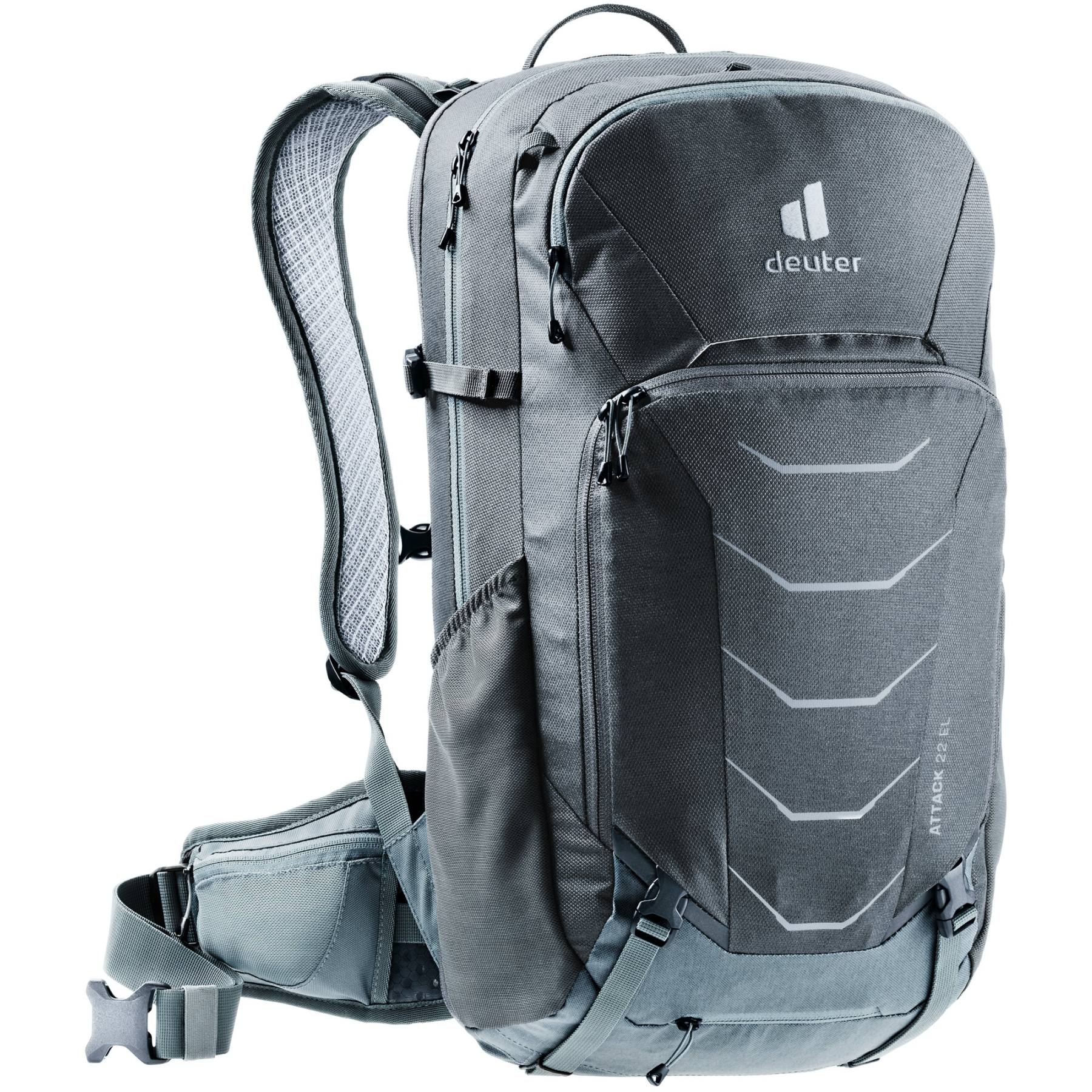 Picture of Deuter Attack 22 EL Protector Backpack - graphite-shale