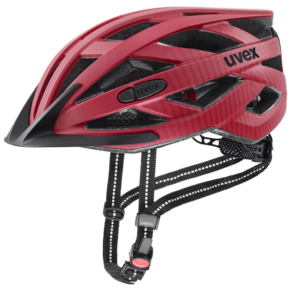 Picture of Uvex city i-vo Helmet - ruby red matt