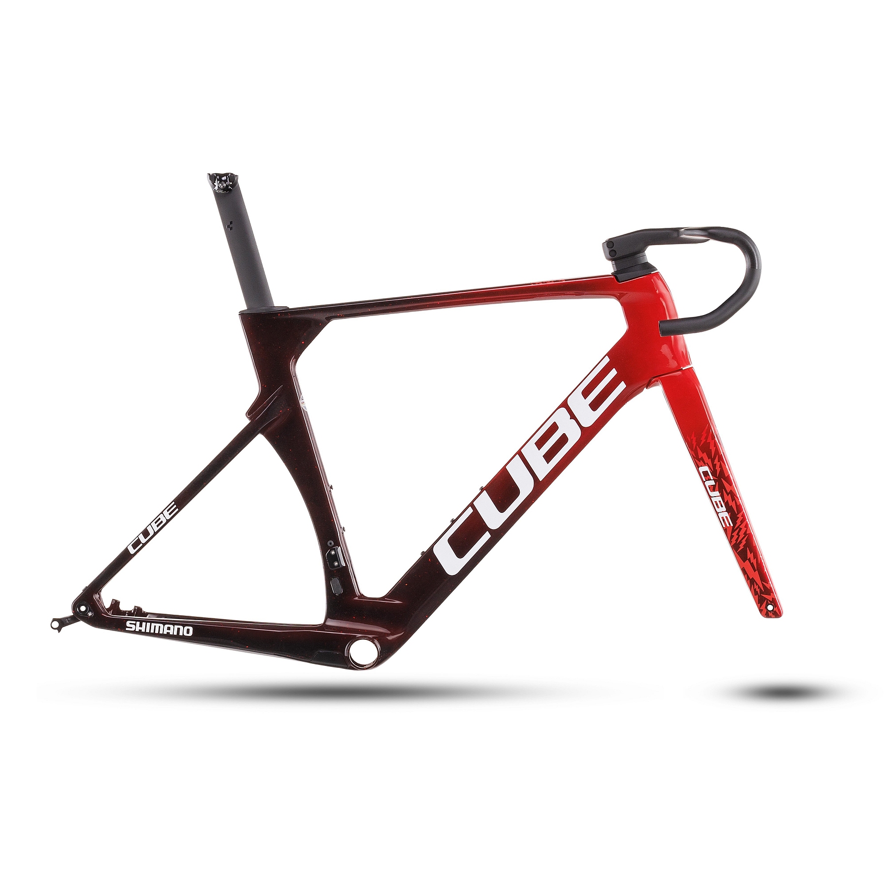 Productfoto van CUBE LITENING AERO C:68X - Carbon Racefiets Frameset - TEAM REPLICA - 2025