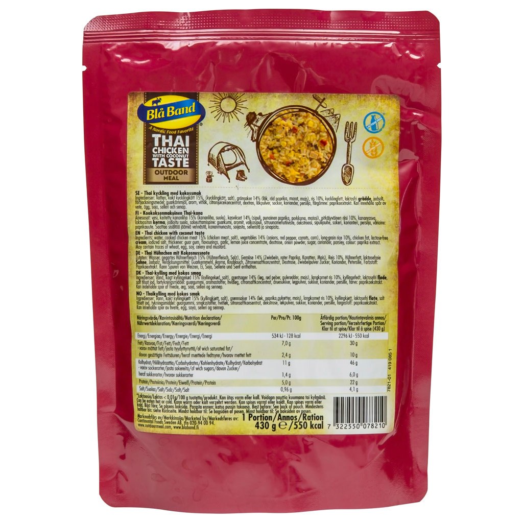 Picture of Blå Band Thai Chicken with Coconut Taste - Outdoor Meal - 430g