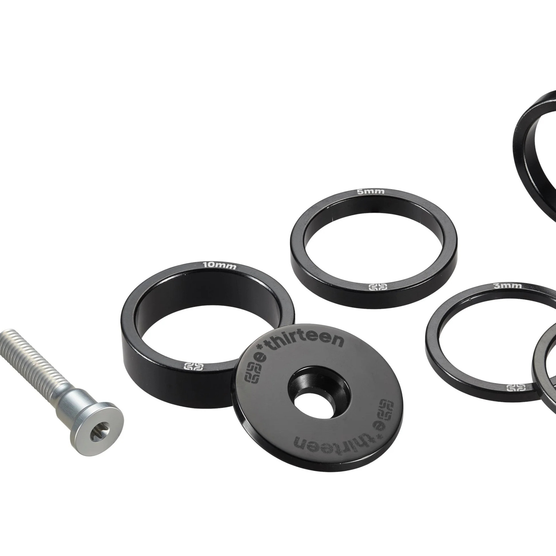 Image of e*thirteen Ahead Cap + Spacer Kit - silver