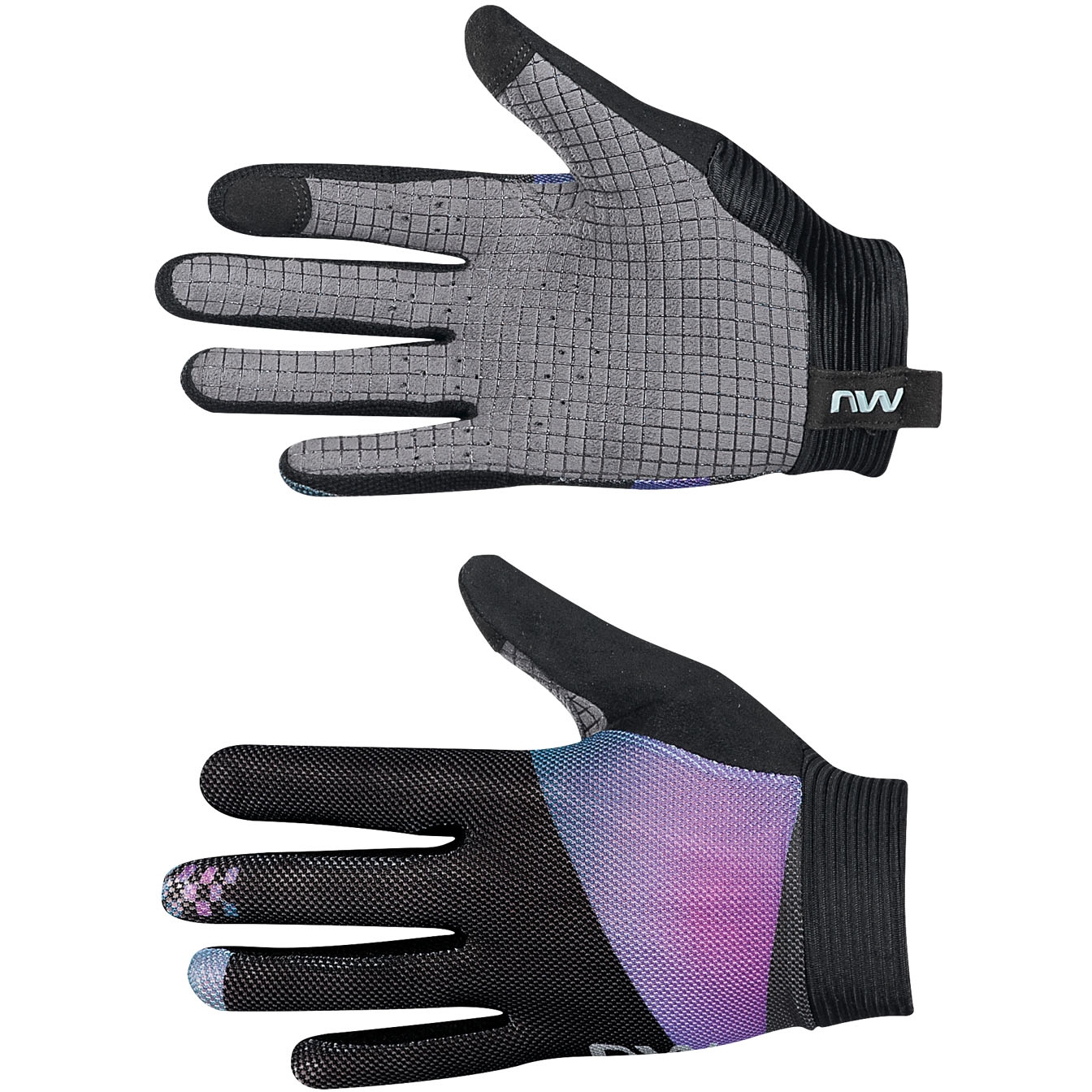 Produktbild von Northwave Air LF Fahrradhandschuhe Damen - schwarz/iridescent 16