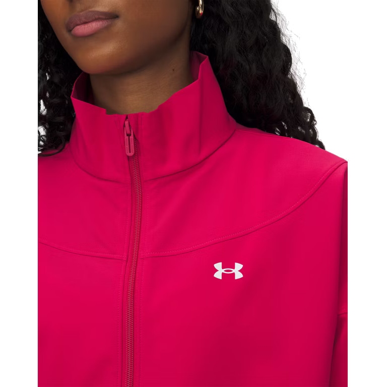 Under Armour UA Rival Woven Jacket Women - Shaded Fuchsia