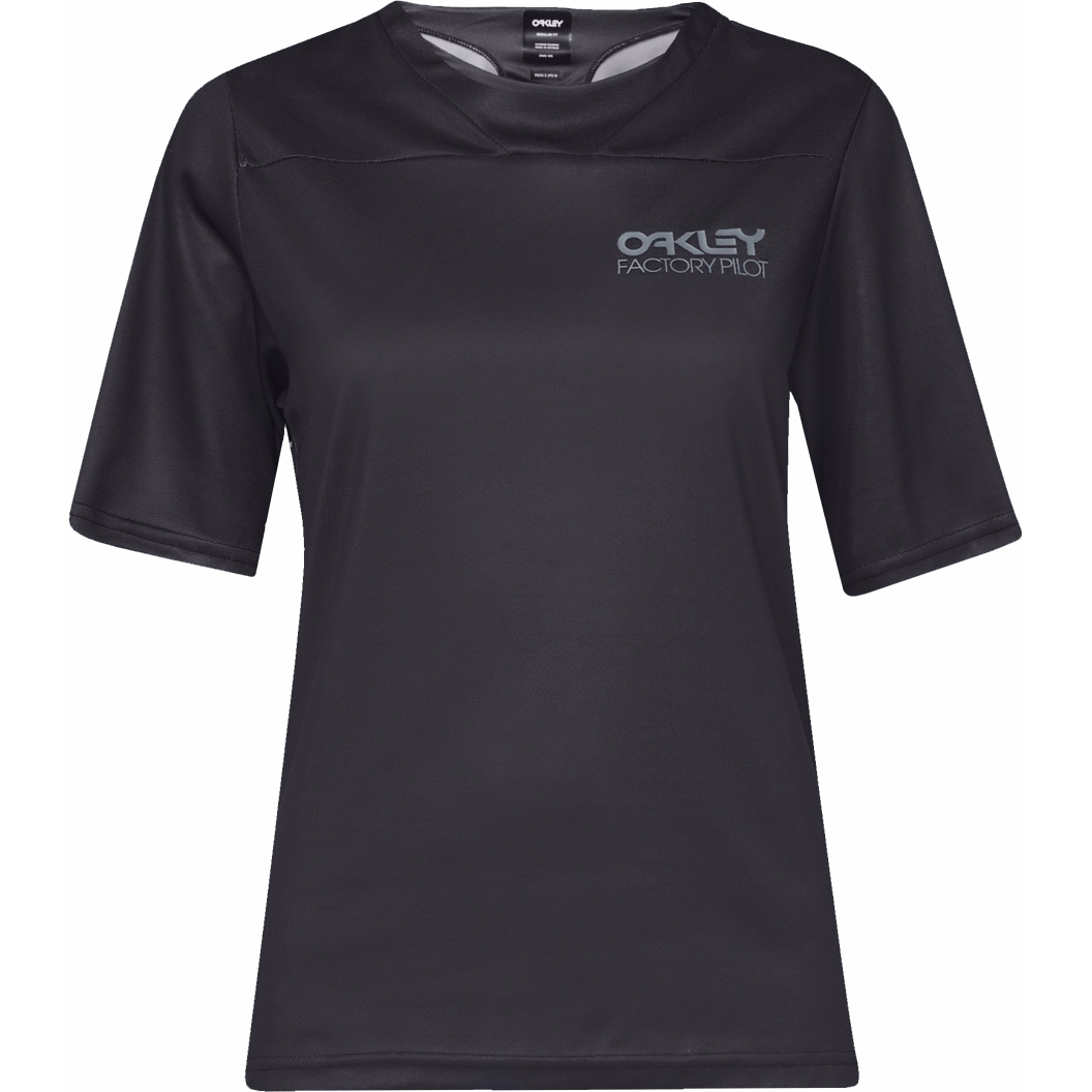 Productfoto van Oakley Factory Pilot Lite ll Shirt met Korte Mouwen Dames - Blackout