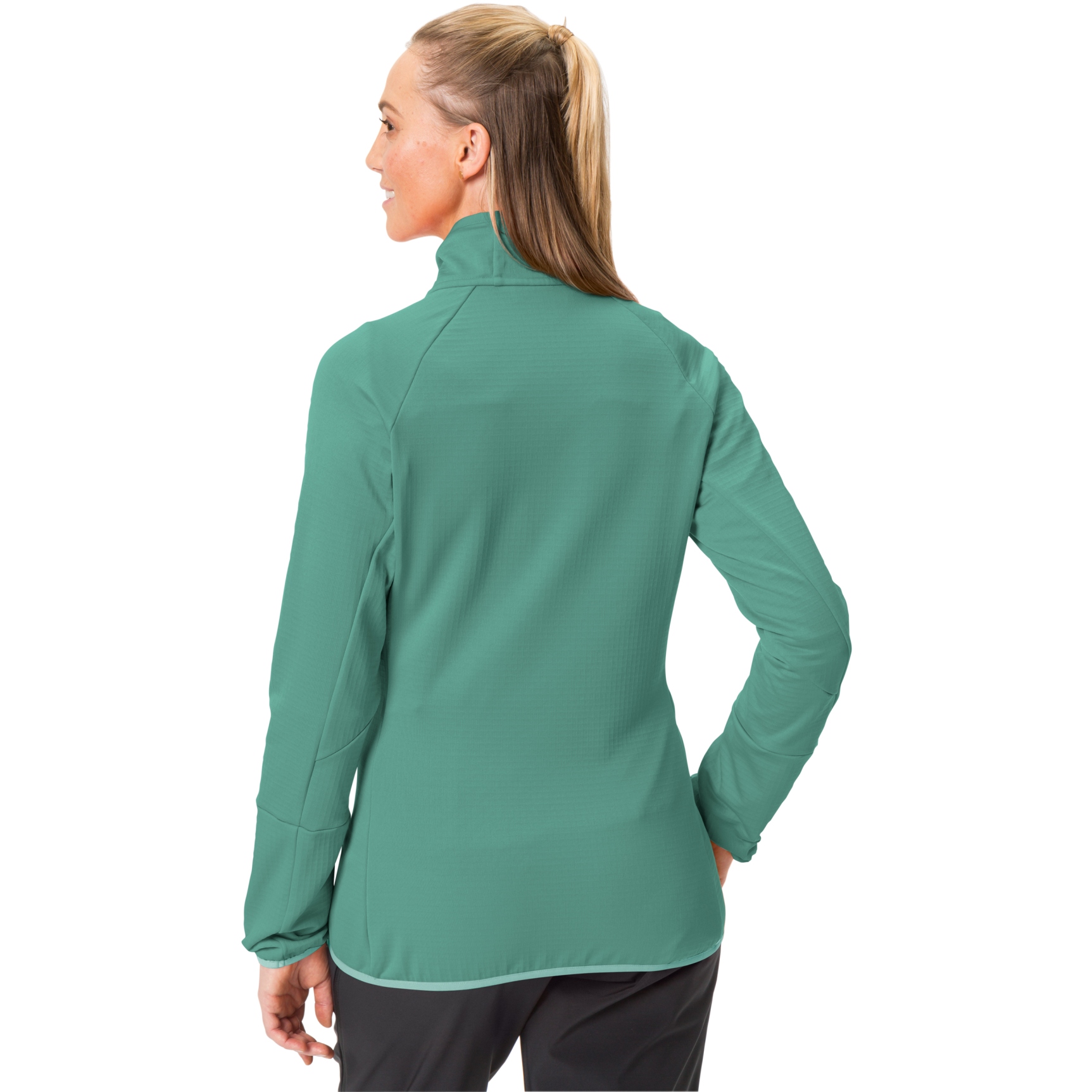 Vaude Monviso Fleece Full Zip Jacket II Women - bright aqua | BIKE24