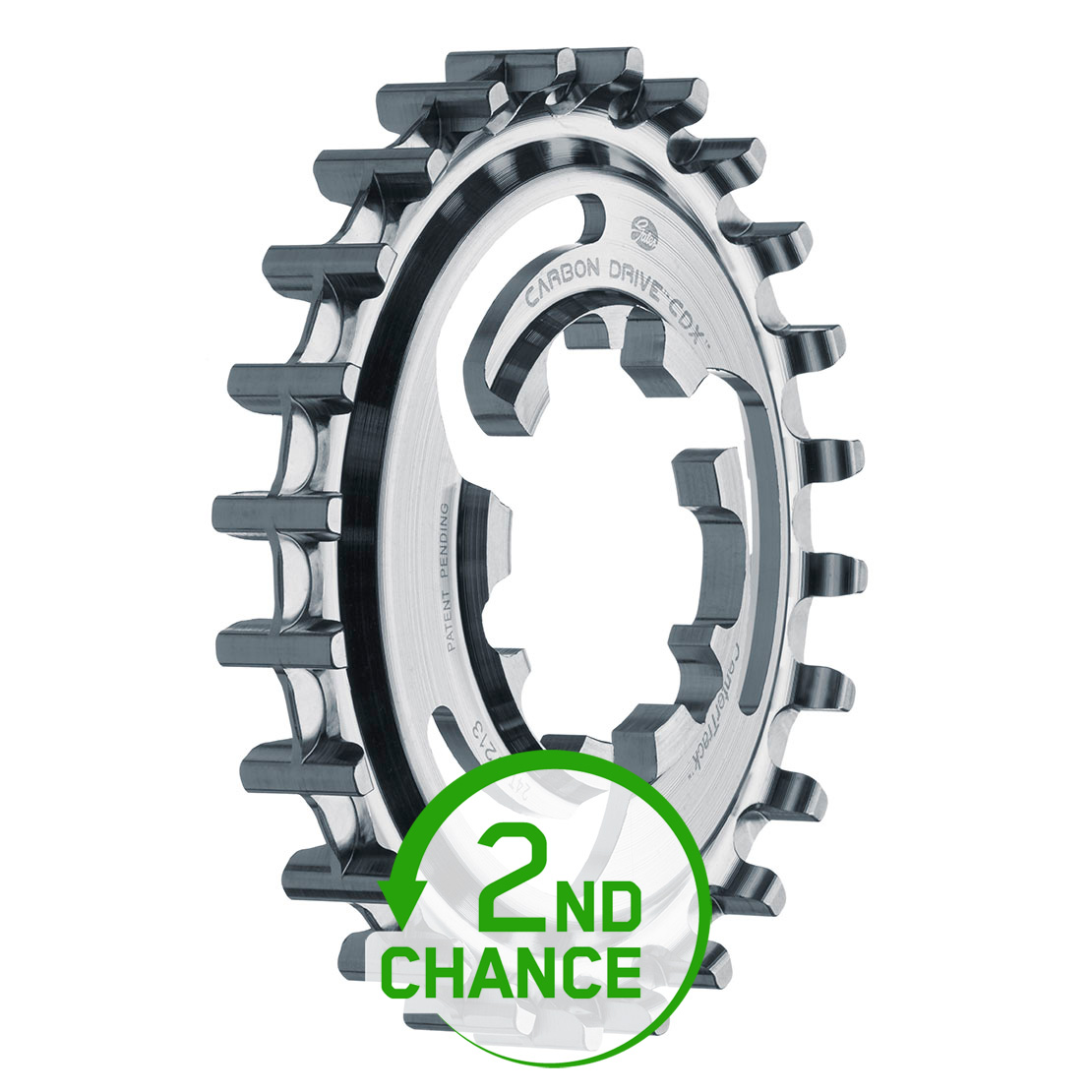 Picture of Gates Carbon Drive CDX Centertrack Sprocket - Rear | Enviolo - stainless steel - 2nd Choice