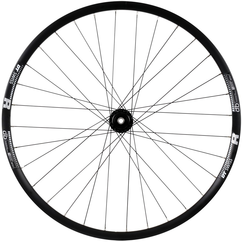 Productfoto van SON delux | DT Swiss R470 db - 28&quot; Front Wheel with Hub Dynamo - Centerlock - 12x100mm