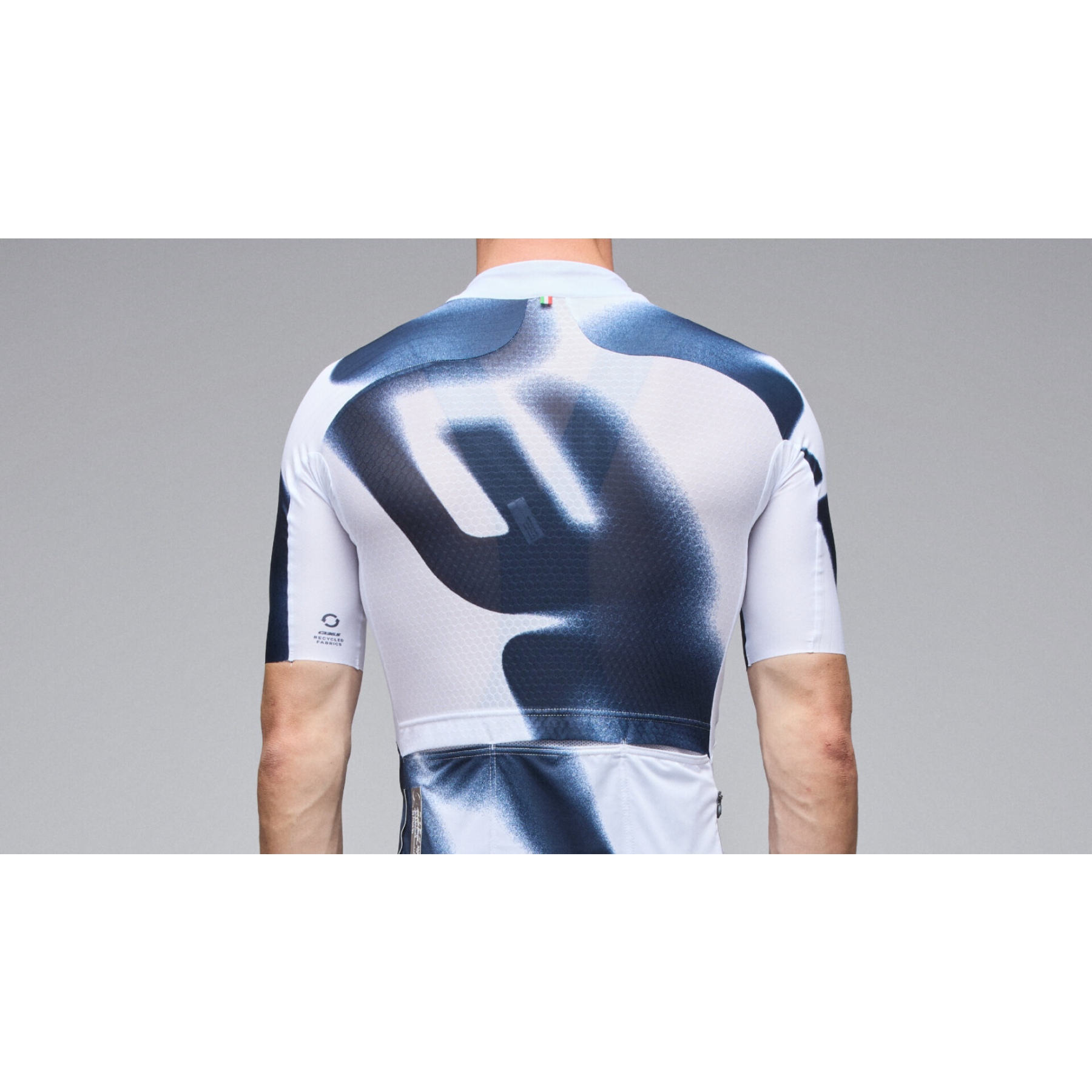 Q36.5 Gregarius Pro Big Logo Short Sleeve Jersey Men - white | BIKE24