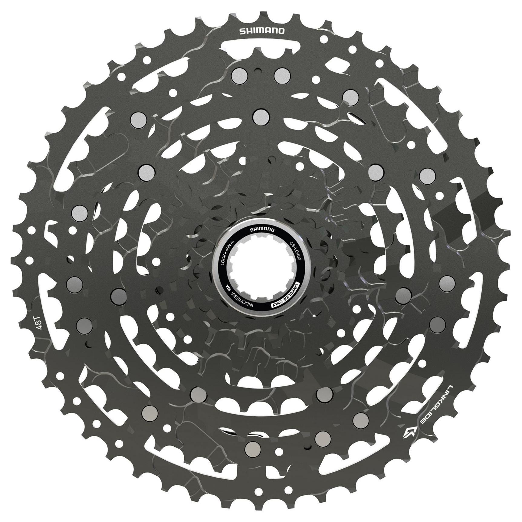 Picture of Shimano CS-LG400 Cassette - LinkGlide | 10-speed - 11-48 Teeth