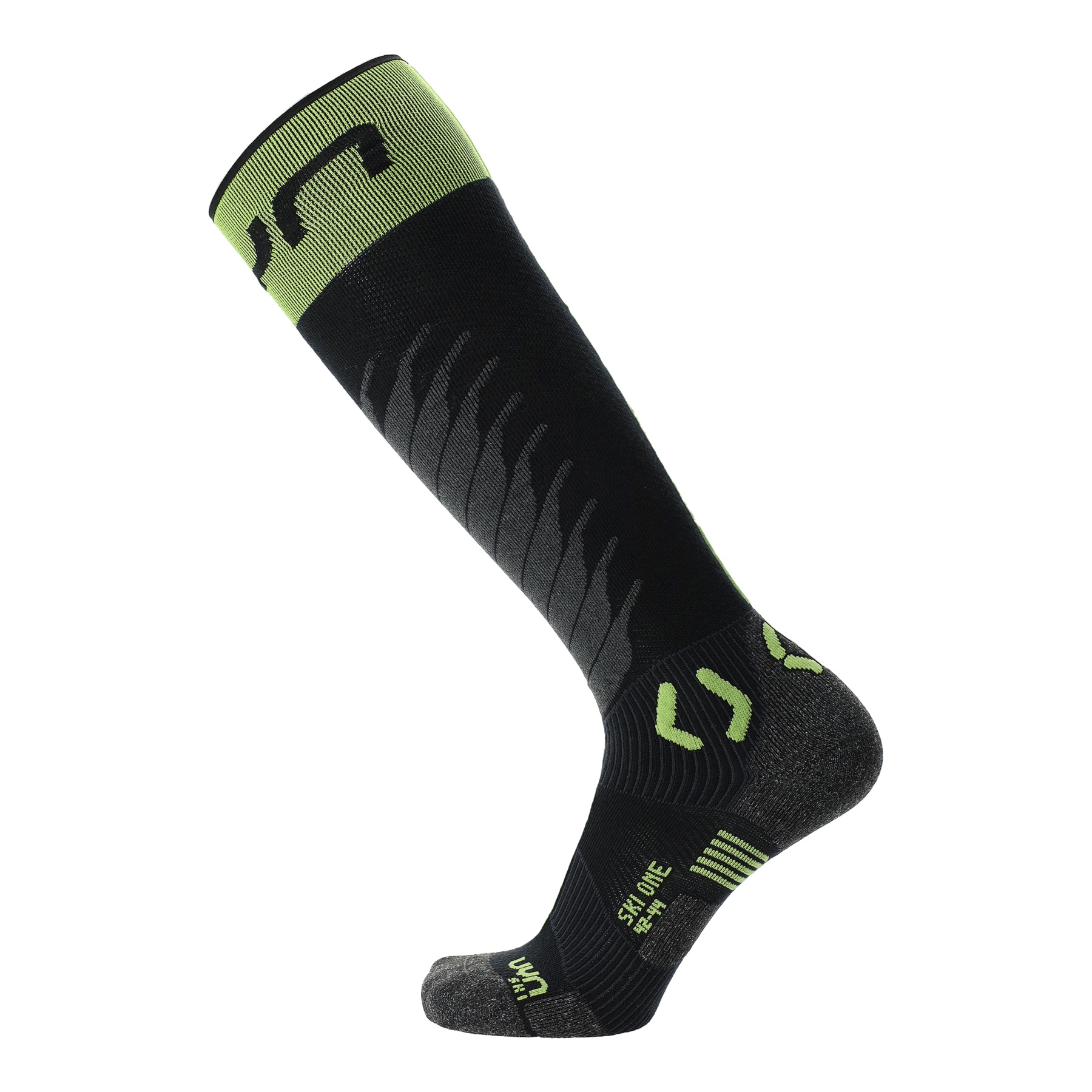 Picture of UYN Ski One Merino Socks - Black/Lime