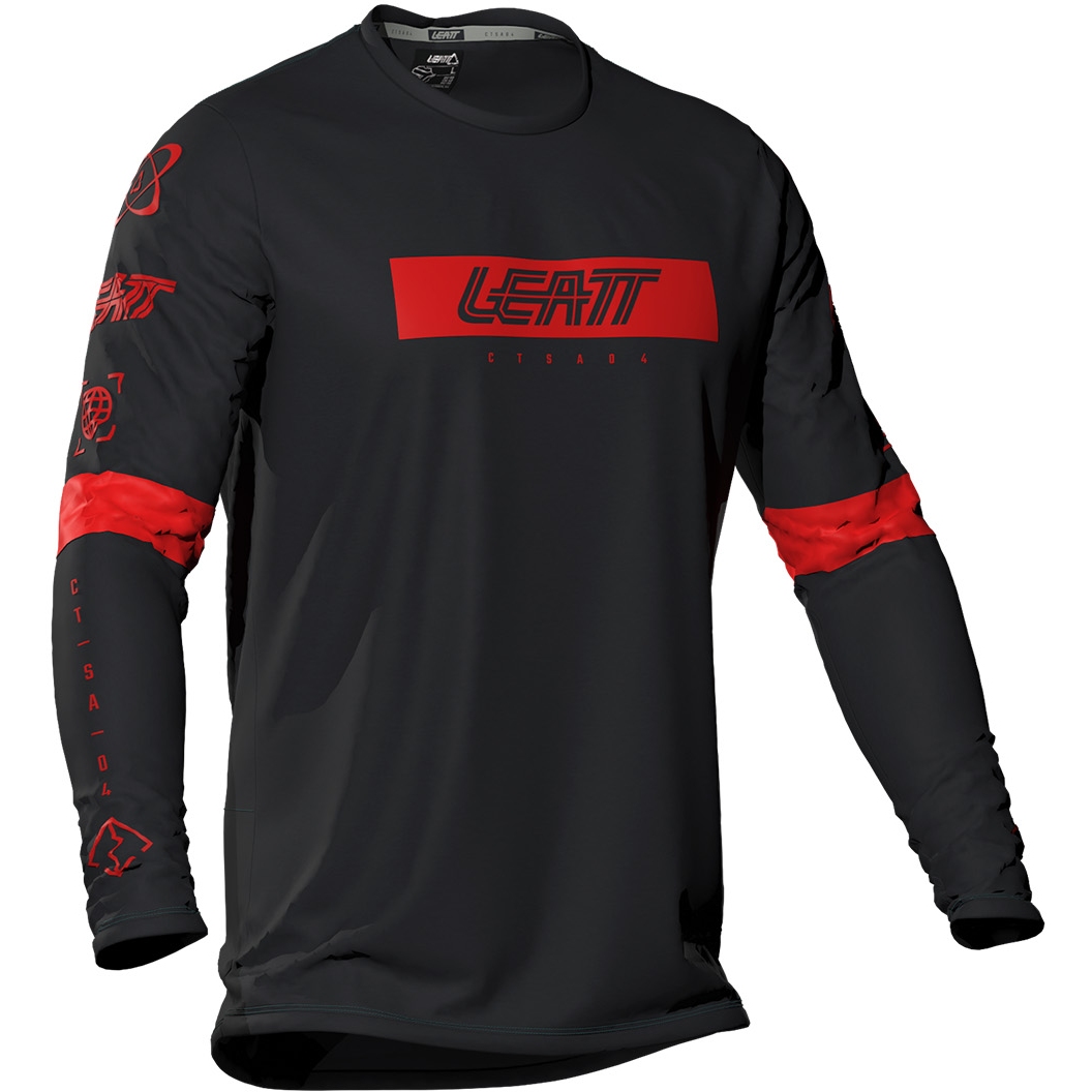 Leatt Gravity 3.0 MTB Трикотаж с длинным рукавом для юниоров - черный