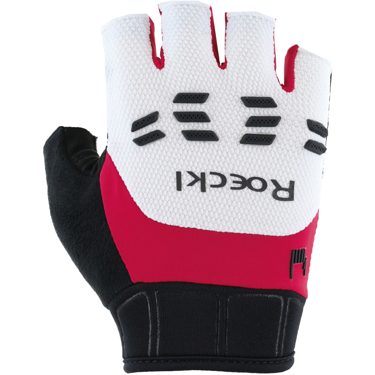 Produktbild von Roeckl Sports Iseler 2 Fahrradhandschuhe - weiß/rot 1030