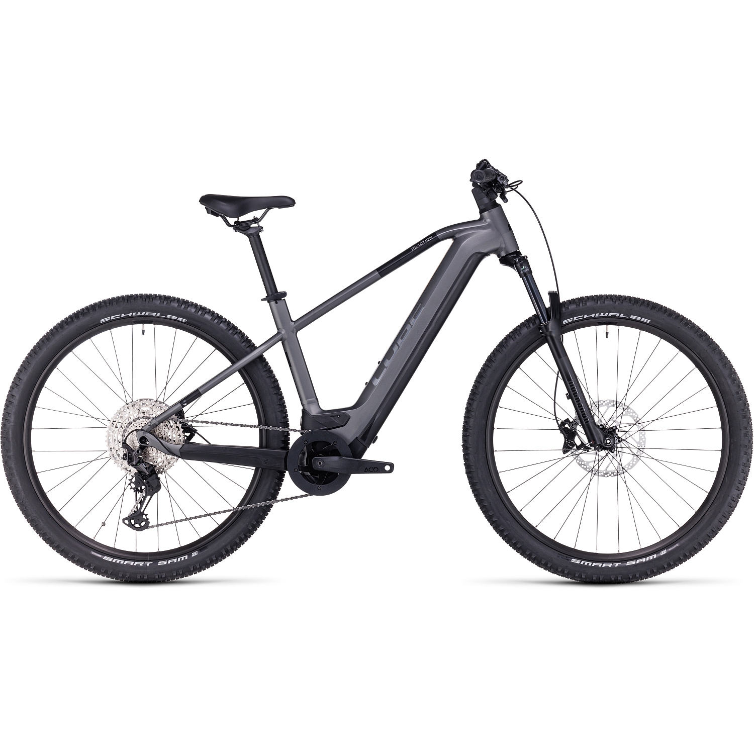 Picture of CUBE REACTION HYBRID Race 750 - Electric Mountain Bike - 2023 - grey / metal