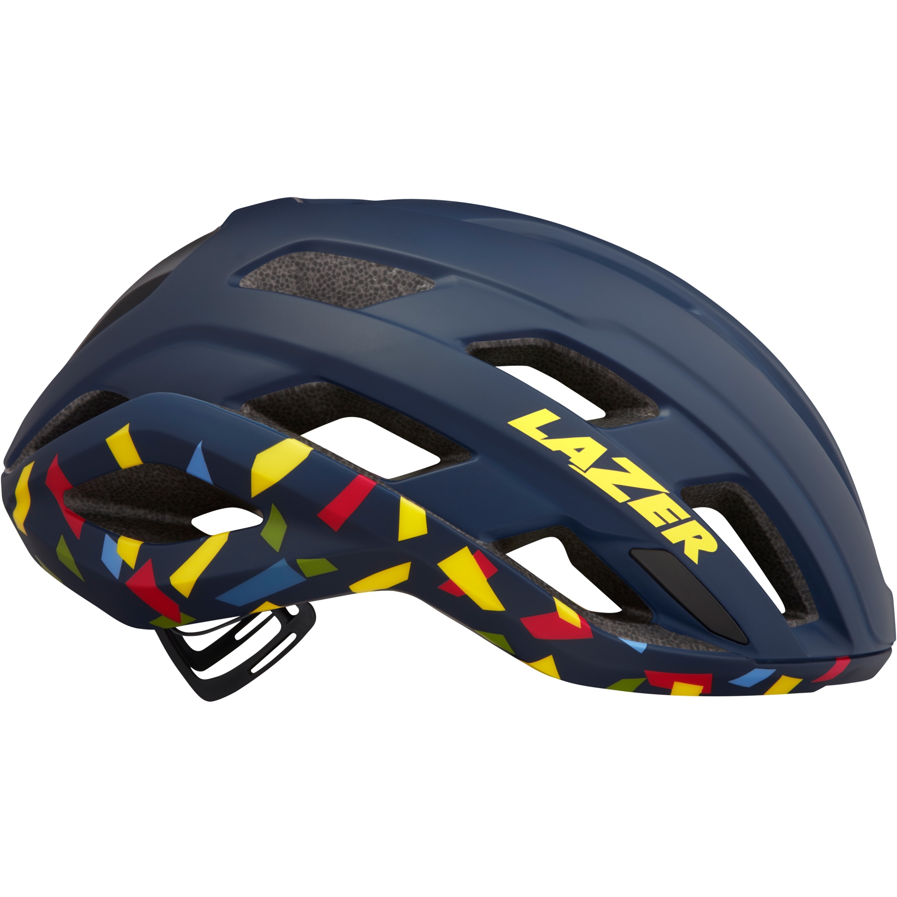 Photo produit de Lazer Casque Vélo Route - Strada KinetiCore - continents | paul lange artist edition